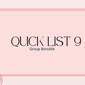 Quick List #9